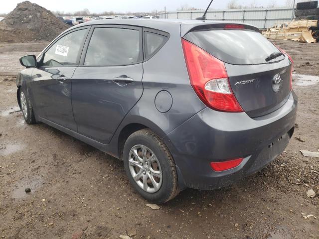 KMHCT5AE9DU081666 - 2013 HYUNDAI ACCENT GLS GRAY photo 2