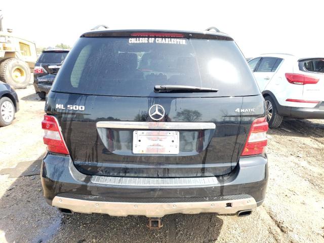 4JGBB75E77A161607 - 2007 MERCEDES-BENZ ML 500 BLACK photo 6