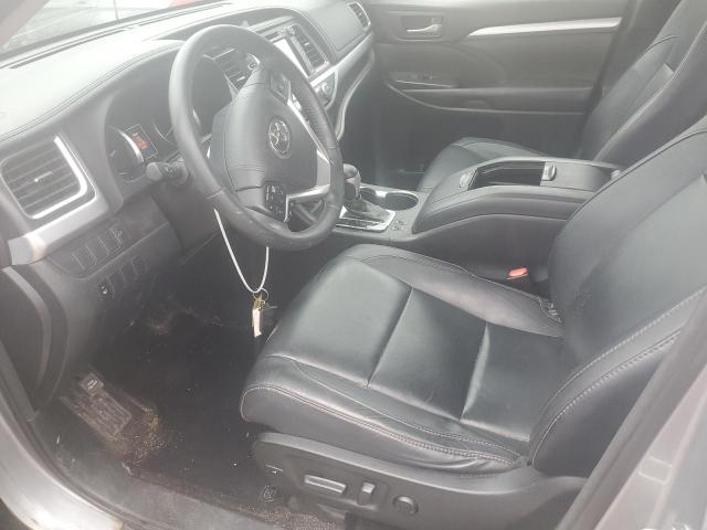 5TDKKRFH6GS501678 - 2016 TOYOTA HIGHLANDER XLE SILVER photo 7