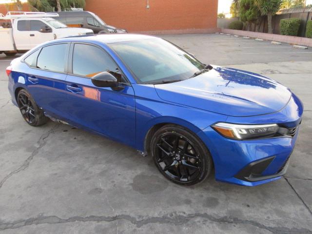 2HGFE2F51PH512092 - 2023 HONDA CIVIC SPORT BLUE photo 1