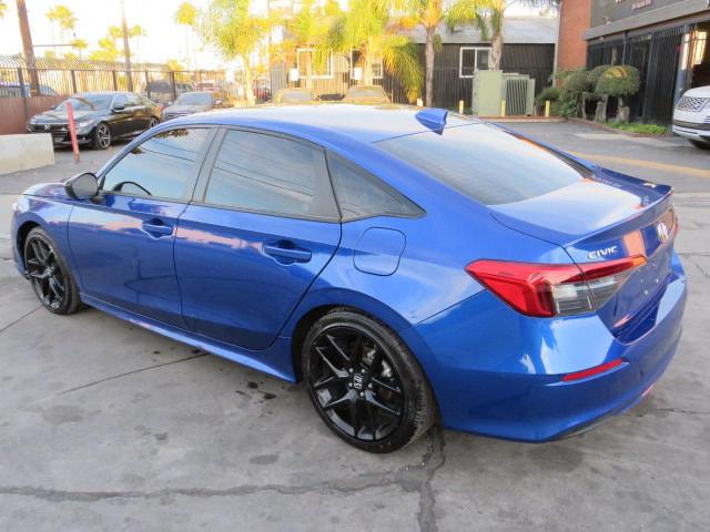 2HGFE2F51PH512092 - 2023 HONDA CIVIC SPORT BLUE photo 3