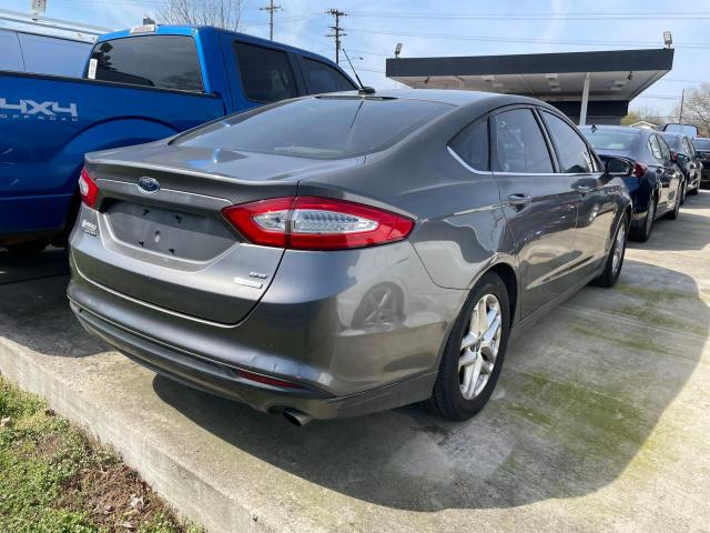 3FA6P0HR3DR236534 - 2013 FORD FUSION SE GRAY photo 4