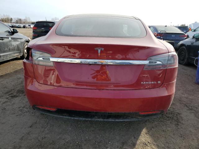 5YJSA1E2XJF276565 - 2018 TESLA MODEL S RED photo 6
