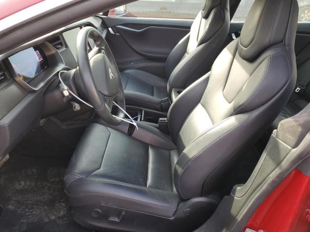 5YJSA1E2XJF276565 - 2018 TESLA MODEL S RED photo 7