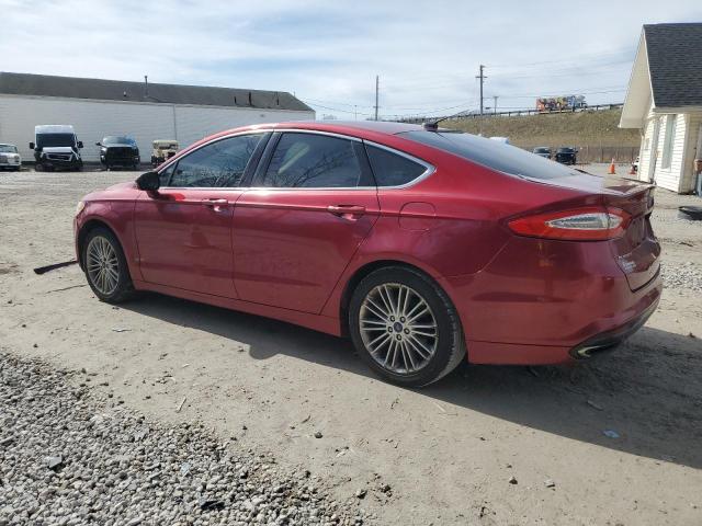 3FA6P0H91ER382254 - 2014 FORD FUSION SE RED photo 2