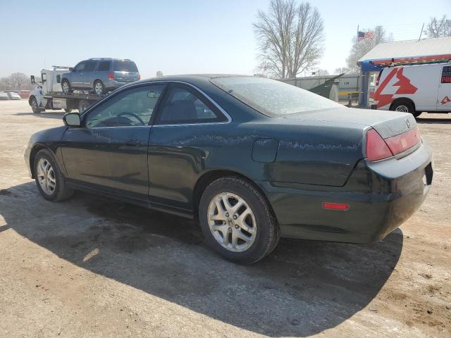 1HGCG22581A025609 - 2001 HONDA ACCORD EX GREEN photo 2