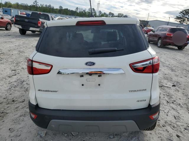 MAJ6S3KL6KC267728 - 2019 FORD ECOSPORT TITANIUM WHITE photo 6