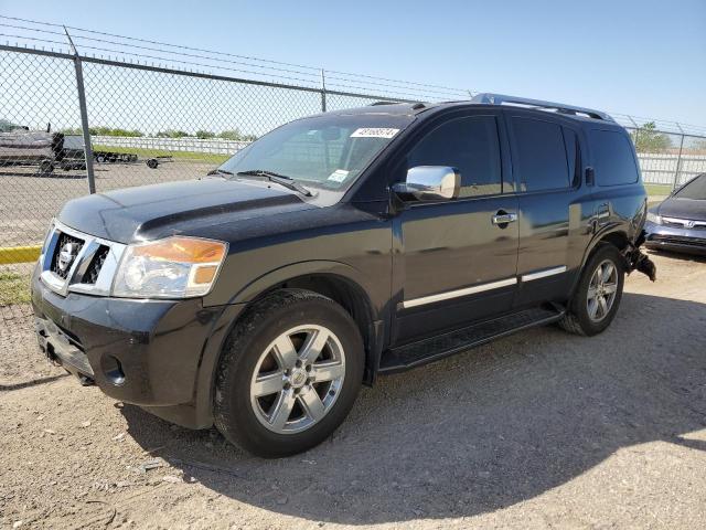 5N1BA0NF7DN604460 - 2013 NISSAN ARMADA PLATINUM BLACK photo 1