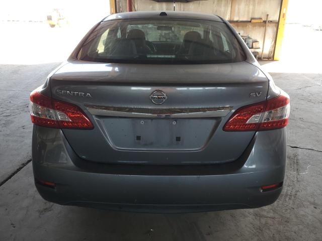 3N1AB7AP3FL667971 - 2015 NISSAN SENTRA S GRAY photo 6