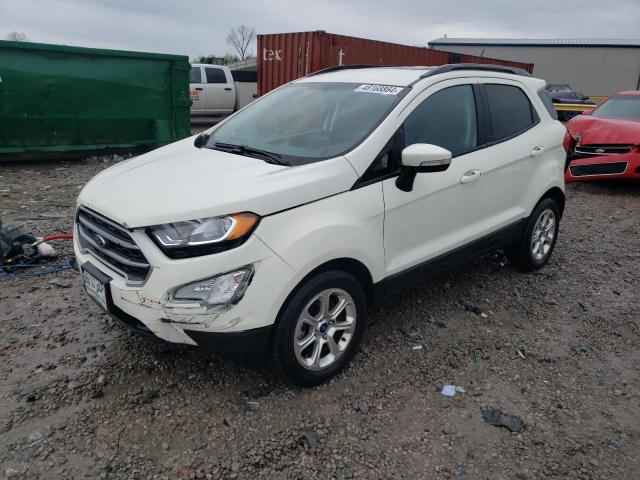 MAJ3S2GE0MC439780 - 2021 FORD ECOSPORT SE WHITE photo 1