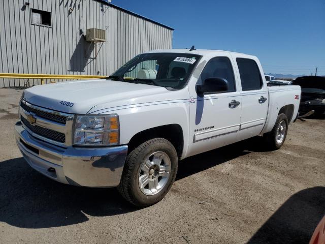 3GCPKSE77DG142664 - 2013 CHEVROLET SILVERADO K1500 LT WHITE photo 1