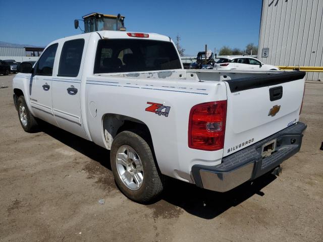 3GCPKSE77DG142664 - 2013 CHEVROLET SILVERADO K1500 LT WHITE photo 2