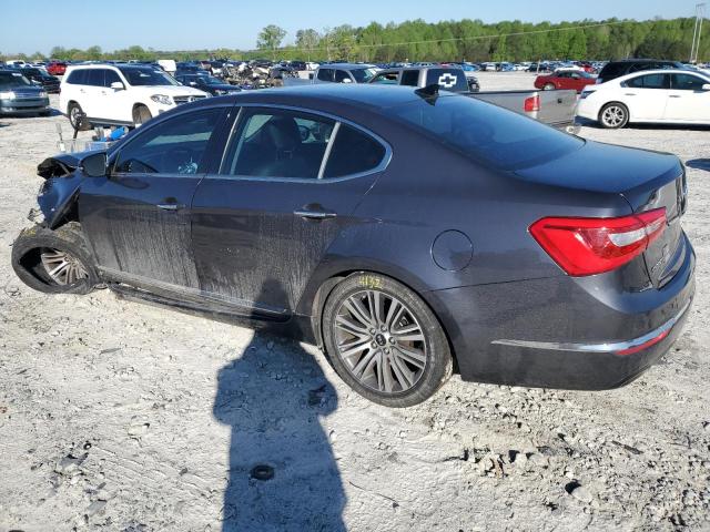 KNALN4D70F5195880 - 2015 KIA CADENZA PREMIUM GRAY photo 2