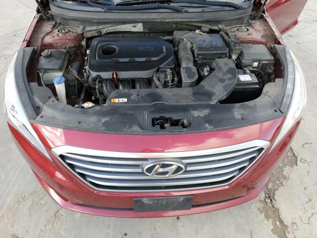 5NPE24AF2GH417997 - 2016 HYUNDAI SONATA SE RED photo 11