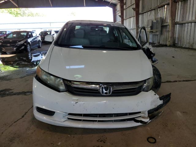 2HGFB2F94CH532553 - 2012 HONDA CIVIC EXL WHITE photo 5