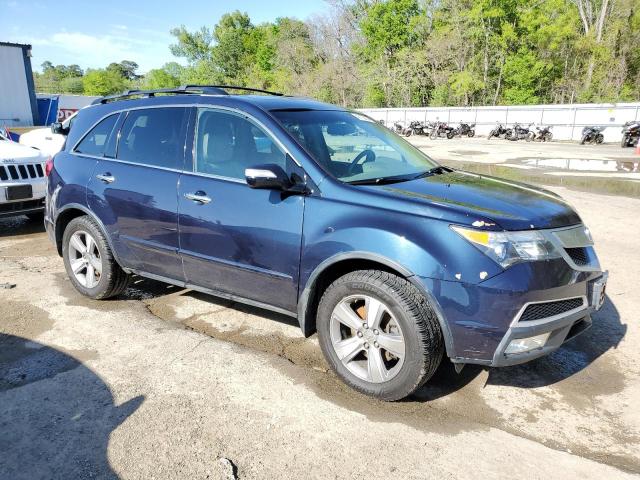 2HNYD2H31CH514113 - 2012 ACURA MDX TECHNOLOGY BLUE photo 4