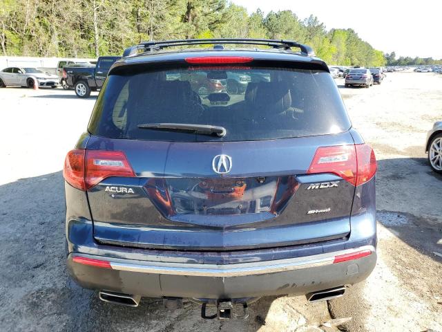 2HNYD2H31CH514113 - 2012 ACURA MDX TECHNOLOGY BLUE photo 6