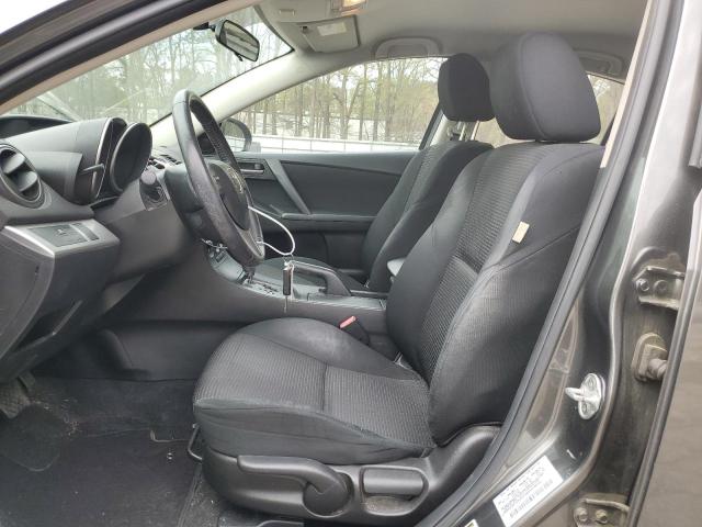 JM1BL1V73C1696749 - 2012 MAZDA 3 I GRAY photo 7