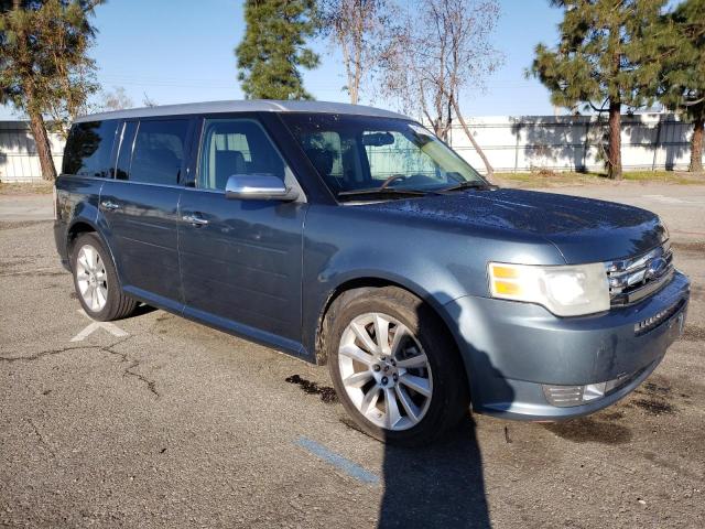 2FMGK5DC5ABA87996 - 2010 FORD FLEX LIMITED BLUE photo 4