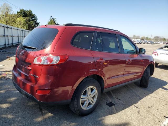 5XYZG3AB4BG015408 - 2011 HYUNDAI SANTA FE GLS RED photo 3