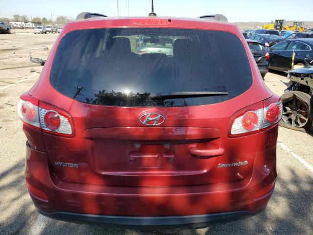 5XYZG3AB4BG015408 - 2011 HYUNDAI SANTA FE GLS RED photo 6