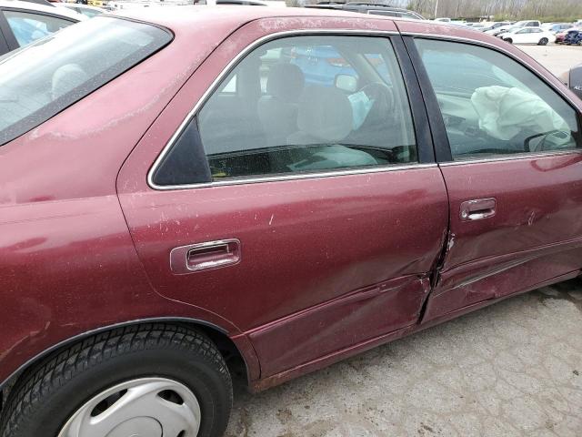 4T1BG22K6WU316577 - 1998 TOYOTA CAMRY CE BURGUNDY photo 10