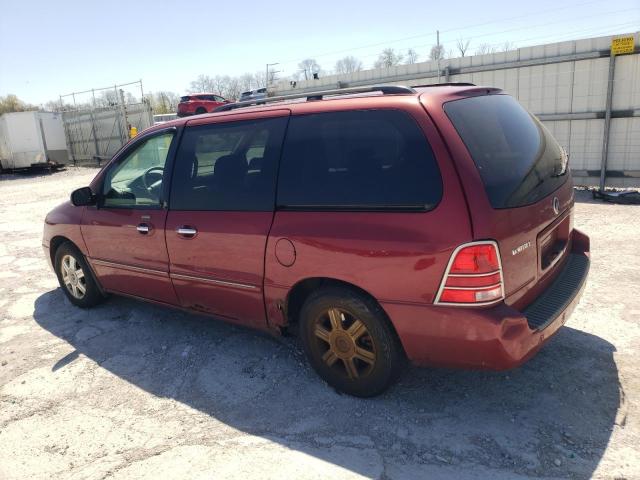 2MRDA22255BJ00798 - 2005 MERCURY MONTEREY LUXURY RED photo 2