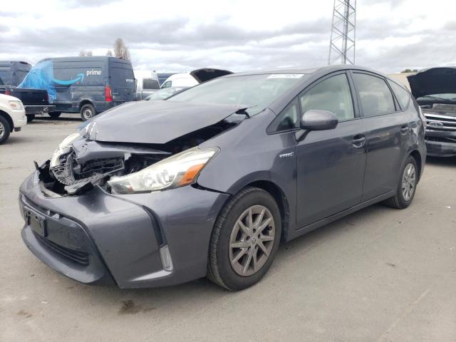 JTDZN3EU5FJ035125 - 2015 TOYOTA PRIUS V GRAY photo 1