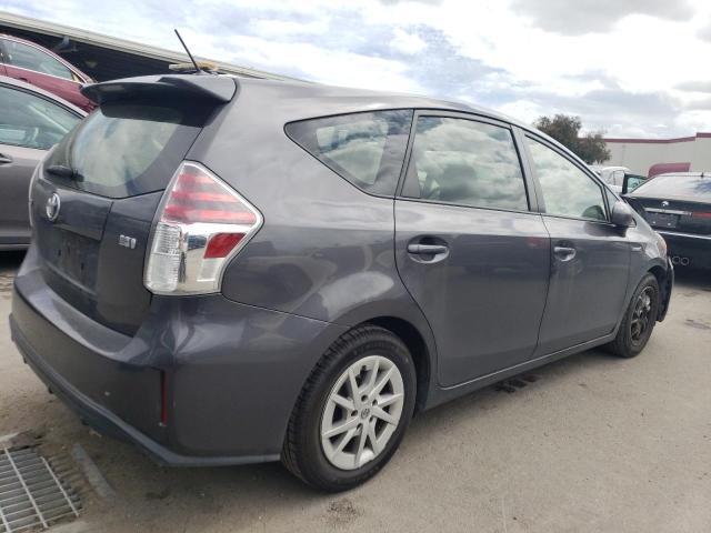 JTDZN3EU5FJ035125 - 2015 TOYOTA PRIUS V GRAY photo 3