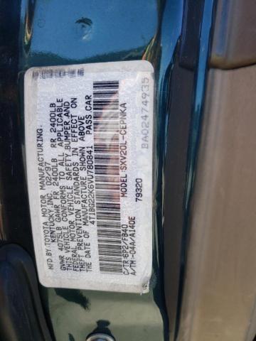 4T1BG22K6VU780841 - 1997 TOYOTA CAMRY CE GREEN photo 12