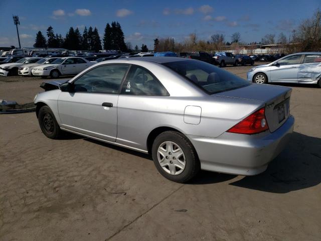 1HGEM22185L067108 - 2005 HONDA CIVIC DX VP Արծաթագույն լուսանկար 2