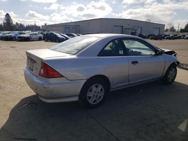 1HGEM22185L067108 - 2005 HONDA CIVIC DX VP Արծաթագույն լուսանկար 3