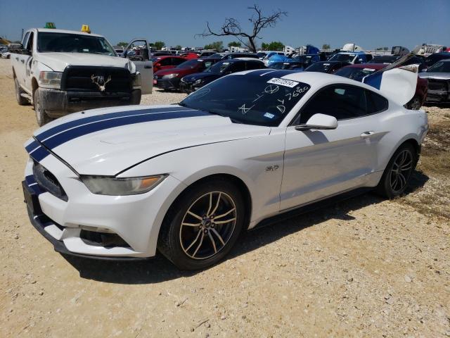 1FA6P8CF0F5337760 - 2015 FORD MUSTANG GT WHITE photo 1