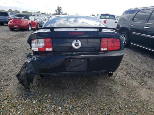 1ZVHT82H385168996 - 2008 FORD MUSTANG GT BLACK photo 6