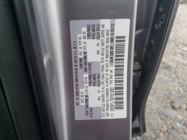 3MZBM1L76FM218667 - 2015 MAZDA 3 TOURING SILVER photo 13