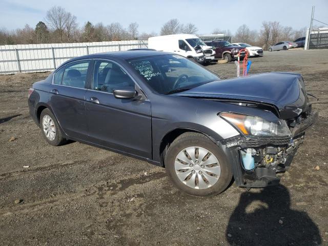 1HGCP2F36CA096514 - 2012 HONDA ACCORD LX GRAY photo 4