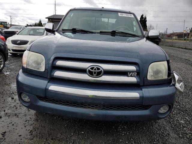5TBRT34146S475619 - 2006 TOYOTA TUNDRA ACCESS CAB SR5 BLUE photo 5