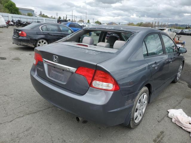 19XFA1F50AE027241 - 2010 HONDA CIVIC LX GRAY photo 3