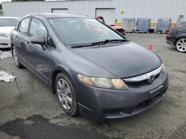 19XFA1F50AE027241 - 2010 HONDA CIVIC LX GRAY photo 4