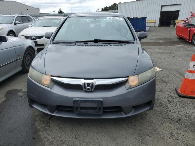 19XFA1F50AE027241 - 2010 HONDA CIVIC LX GRAY photo 5