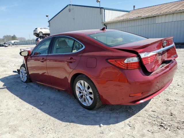 JTHBW1GG3E2067640 - 2014 LEXUS ES 300H RED photo 2