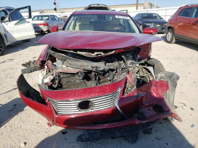 JTHBW1GG3E2067640 - 2014 LEXUS ES 300H RED photo 5