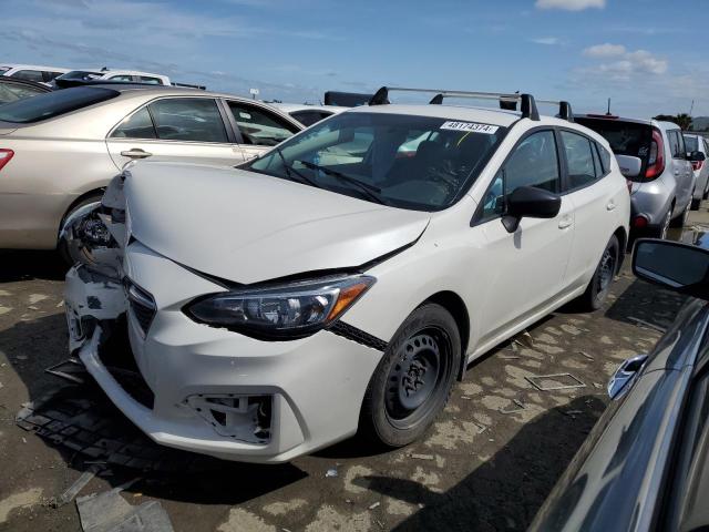 4S3GTAA64J1738068 - 2018 SUBARU IMPREZA WHITE photo 1