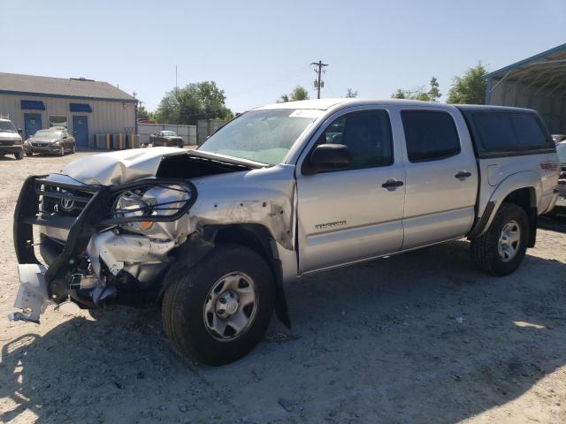 5TFJU4GN6CX014644 - 2012 TOYOTA TACOMA DOUBLE CAB PRERUNNER SILVER photo 1