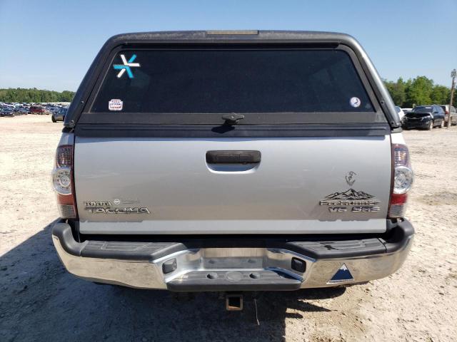 5TFJU4GN6CX014644 - 2012 TOYOTA TACOMA DOUBLE CAB PRERUNNER SILVER photo 6