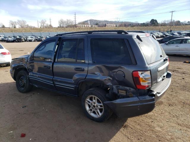 1J4GW48S74C100248 - 2004 JEEP GRAND CHER LAREDO BLUE photo 2