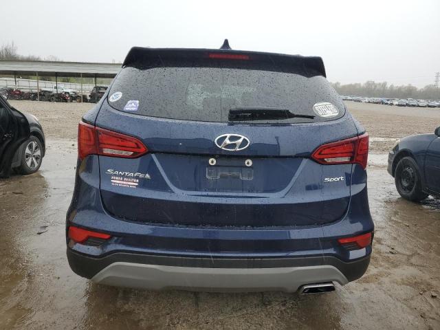 5XYZU3LBXJG522172 - 2018 HYUNDAI SANTA FE S BLUE photo 6