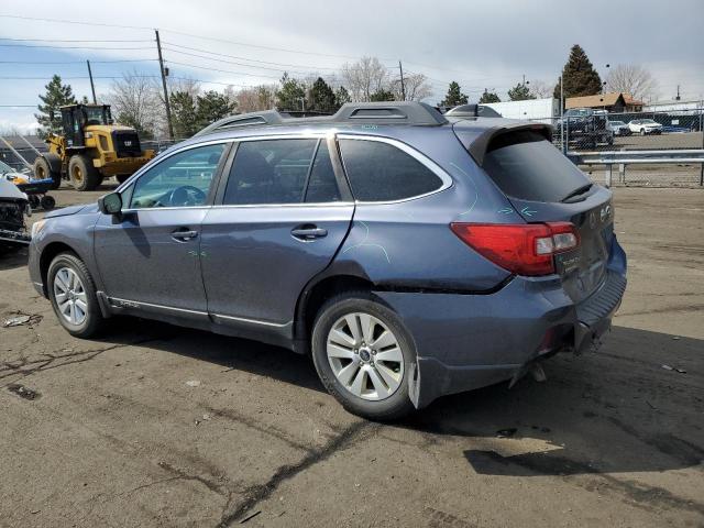 4S4BSACCXH3369114 - 2017 SUBARU OUTBACK 2.5I PREMIUM GRAY photo 2