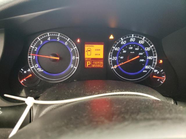 JNKAJ09F58M356844 - 2008 INFINITI EX35 BASE Սև լուսանկար 9