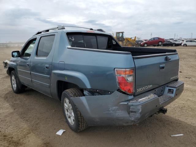 2HJYK16506H533407 - 2006 HONDA RIDGELINE RTL BLUE photo 2